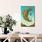 Salvador Dali Living On The Moon Poster Picture Hd Print Canvas Painting Art 