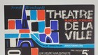 1960s Theatre De La Ville Paris France Events Lineup Poster Vintage 1969