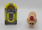 Vtg  Lighter Pink Pig Refillable Butane Metal 3  Novelty Cigar Cigarette Jukebox