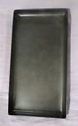 Aluminum Tray With Aged Metal Finish Gray - Threshold Rectangular Bathroom Decor