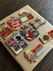 Coca Cola Pins - Super Bowl - Lot Of 8