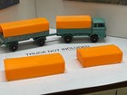 Matchbox No 1   No 2 Mercedes Truck And Trailer Canopy s Vehicles Not Included