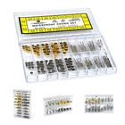 170pcs Different Sizes Mixed Watch Stem Crown Repair Parts Assortment Box Set