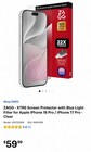 New Zagg - Xtr6 Screen Protector With Blue Light Filter For Apple Iphone 18 Pro