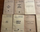 18 Book Lot  Depart Of Army Technical Manuals  Survival  Explosives  Camouflage