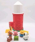 Fisher Price Little People Farm Silo Animals Lot Sheep Touch Feel Figures