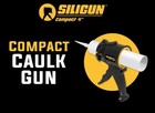Siligun 4 Inch Compact Heavy-duty Anti-drip Caulk Gun For 10 Oz Tubes