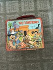 Vintage 1962 The Flintstones And Dino Aladdin Metal Lunch Box