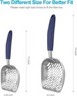 Cat Litter Scoop  Aluminum Alloy Sifter  Kitty Metal Scooper  Deep Shovel With