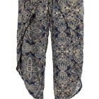 Art Class Paisley Print Flowy Tulip Hem Drawstring Waist Pants - Size S 6x Girls