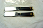 Pair Of 2 Red Devil No  4201 Professional Stiff Putty Knife In Original Wrappers