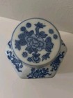 Chinese asian Chinese  20th Century  Blue And White Porcelain Temple ginger Jar