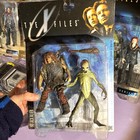 The X-files Fight The Future Series 1 Agent Dana Scully X 2 Fox Mulder Fireman  