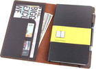 Leather Journal Cover Fits For Moleskine Large Hard Cover Notebook  Handmade Vin
