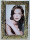 Decorative Sonya Picture Agua Frame  Hand Made With Swarovski Crystals Enamel