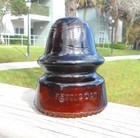 Nice Root Beer Amber Cd 162 Hemingray Signal Style Glass Insulator