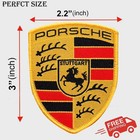 Porsche Stuttgart Embroidered Iron On Sew On Patch Jacket Backpack Badge