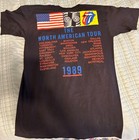 Vintage Rolling Stones 1989 Concert Tour T Shirt Steel Wheels