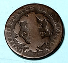 1828 Coronet Head Lg Cent Counterstamped G C B