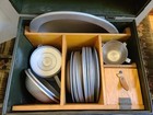 Vtg Us Army Officer s Field Mess Kit Chest Nearly Complete Military Usa