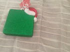 Christmas Scrabble Ornament Glass New Nwt