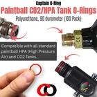 100 Paintball Co2 Hpa Nitro Tank Polyurethane O-rings Poly Urethane Oring