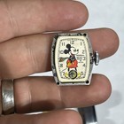 Vintage 1930   s Ingersoll Mickey Mouse Wristwatch For Parts Or Repair 