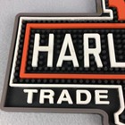 Harley-davidson Beverage Mat Bar   Shield Logo Barware Man Cave Rubber Hdl-18510