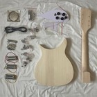 Diy Electric Guitar Kit For 325 Style  Basswood Body Maple Neck
