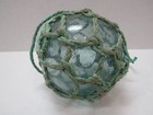 Authentic 3 1 4 Inch Japanese Netted Glass Float Ball Buoy  2 5c2319 