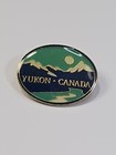 Yukon Canada Travel Souvenir Lapel Pin Mountain   River Scene 1999