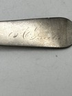 Antique N  Harding Co  Coin Silver Monogrammed Teaspoon Spoon Flatware 1800-1859