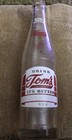 Tom s Clear Glass Acl Soda Bottle  10 Oz  No Chips On Lip Ls Bottle  Laurens Sc