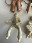 Marx Chubby Cowboy Lot Of 10 Horses Western West Guitar Player Lasso Cowgirl