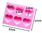 Valentines Day Mold  Diamond Heart Mold  Hot Cocoa Bomb Mold  Chocolate Mold 