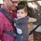 Infantino Flip 4-in-1 Convertible Baby Carrier  Adjustable  Ergonomic Baby Gray
