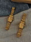Gold French Vintage Style Unique Dainty Women   s Wrist Watch Trendy Cute Gift