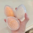 1pc Cosmetic Egg Storage Box Sponge Stand Storage Case Cosmetic Drain Contai-yg