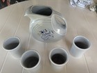      Fiesta 2000 Millennium Disk Pitcher   Tumblers     5pc Commemorative Set 