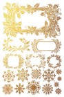 Iod Iron Orchid Designs Christmas Gilded Transfer Retired 2024 New