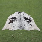 100  Real Natural Area Cow Hair On Cowhide Skin Floor Rug Carpet 65 x60   Cc1403