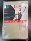 Heavy Duty Canvas Drop Cloth - 9x12 Ft - Multi Purpose - 8 Oz  Painting