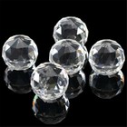 Feng Shui Clear Cut Crystal Sphere Faceted Gazing Ball Prisms Suncatcher Decor