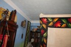 Antique Hand Woven Rug 78  X 42  Geometric Floral 