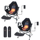 Hammock Camping Chair With Footrest  Heated Camping Chair Swing Chair Power Bank