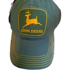John Deere Green Hat With Yellow Stitching Nwt