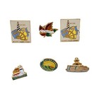 Vintage Lot Of 17 Canada Travel Souvenir Lapel Pins