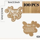 Thank You Cards  Elegant   Stylish Thank You Cards  100 Pcs  