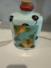 Droll Design Hand Painted 9 Olive Oil Dispenser With Cork