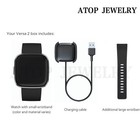 Fitbit Versa 2 Health   Fitness Smartwatch Activity Tracker S   L Sizes Fb507